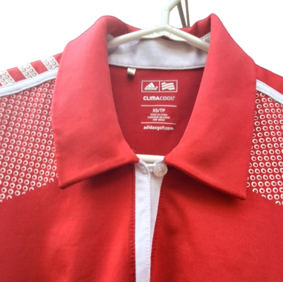 2X30$ 💝Adidas women red polo shirt. Extra small - Picture 3 of 8